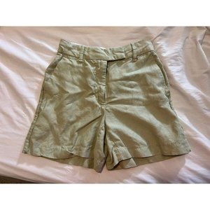 Wilfred Women’s light green Linen Shorts Size 0